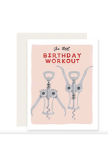 Slightly Stationery Birthday Workout Card