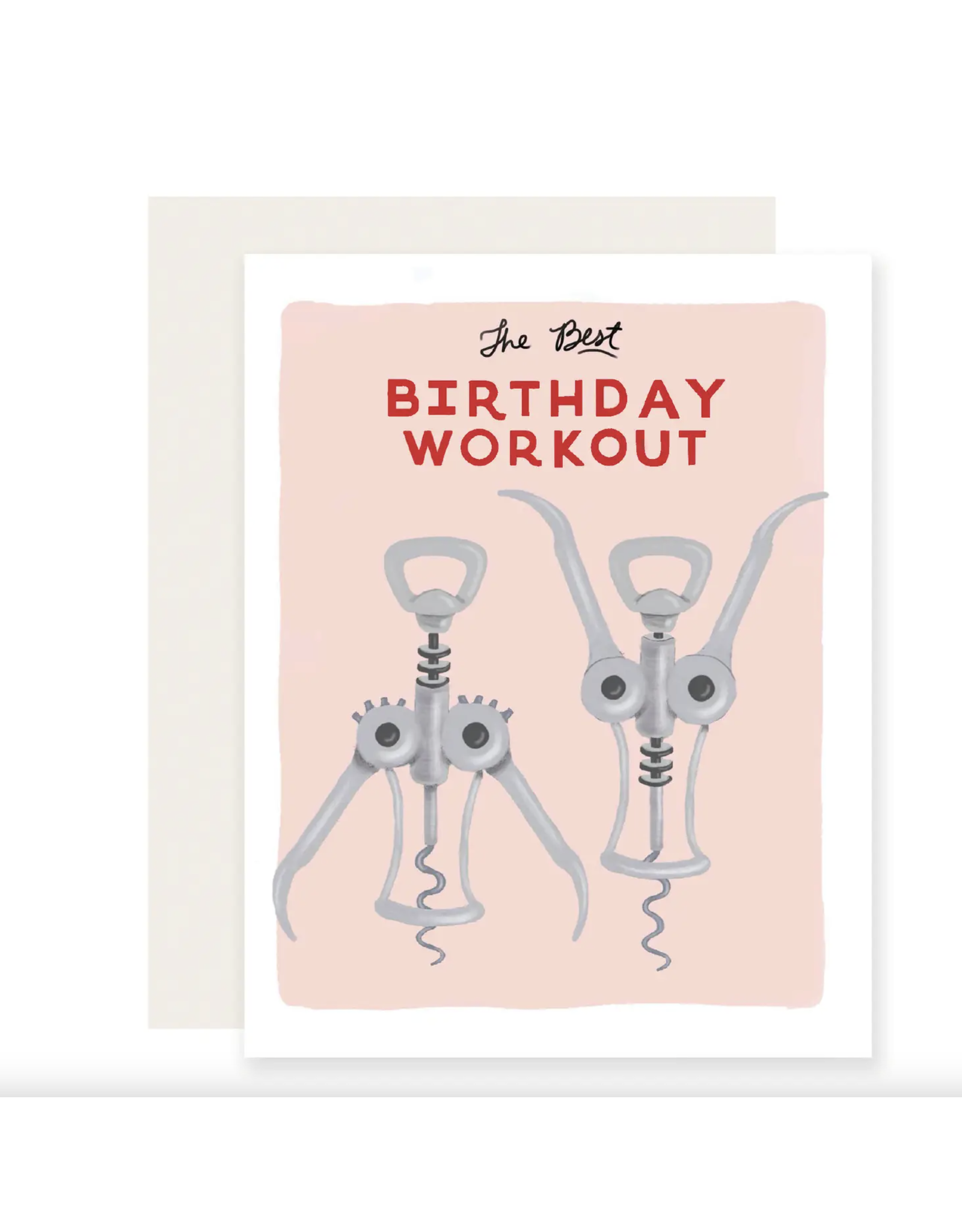Slightly Stationery Birthday Workout Card
