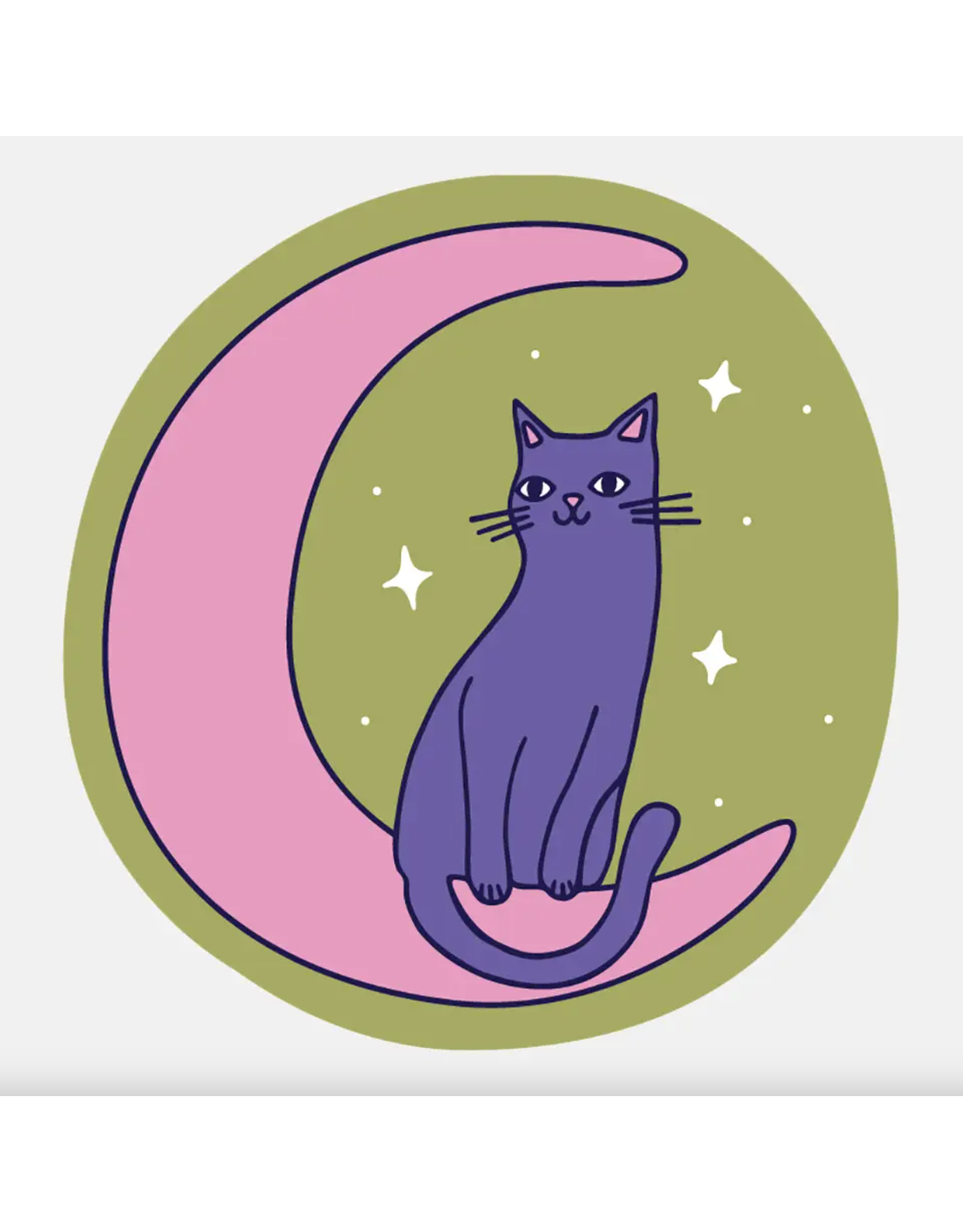 Moon Kitty Sticker