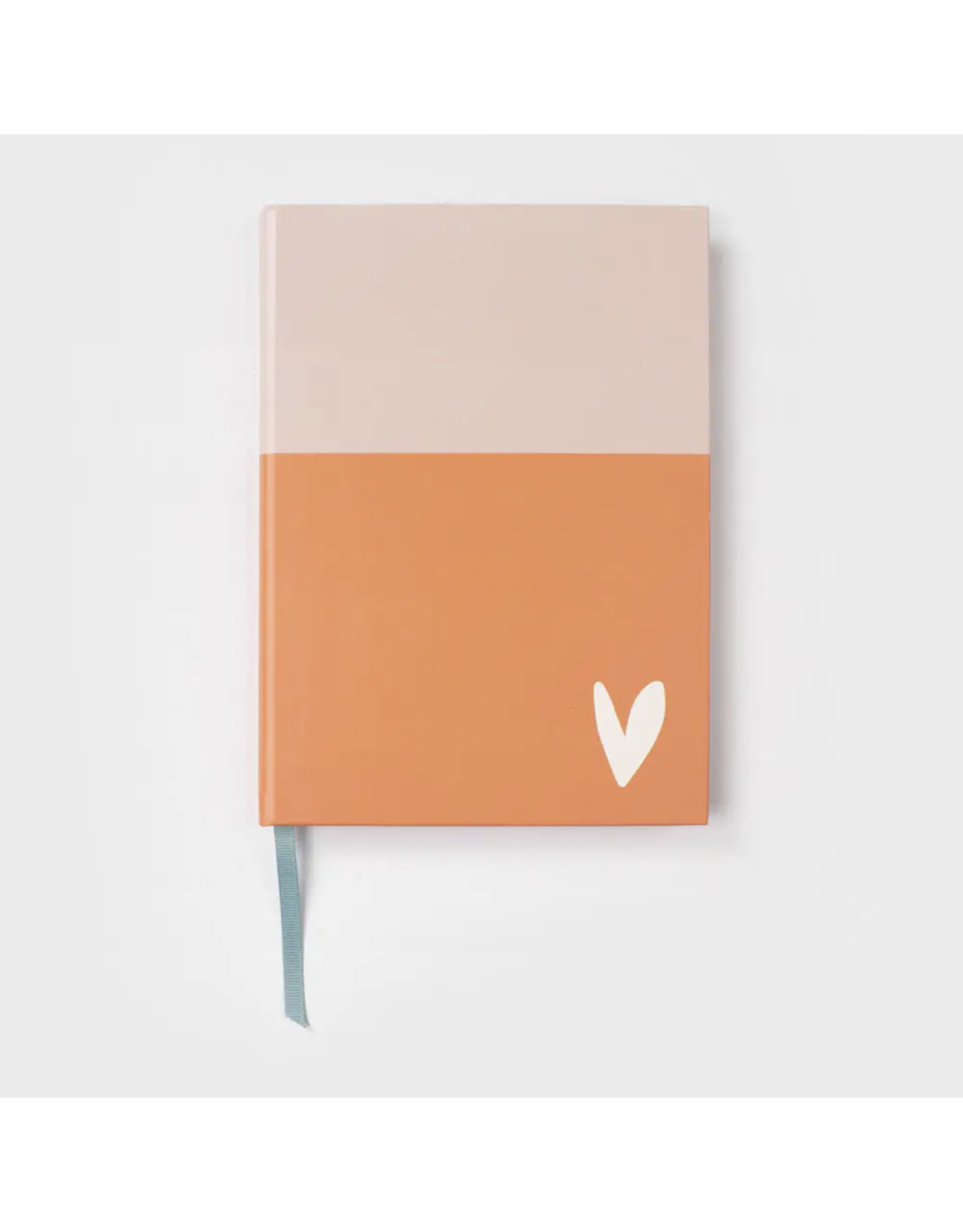 Caroline Gardner Orange Pale Pink Colour Block Small Casebound Notebook