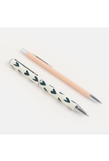 Caroline Gardner Pen + Pencil - Pale Pink/Mono Spot