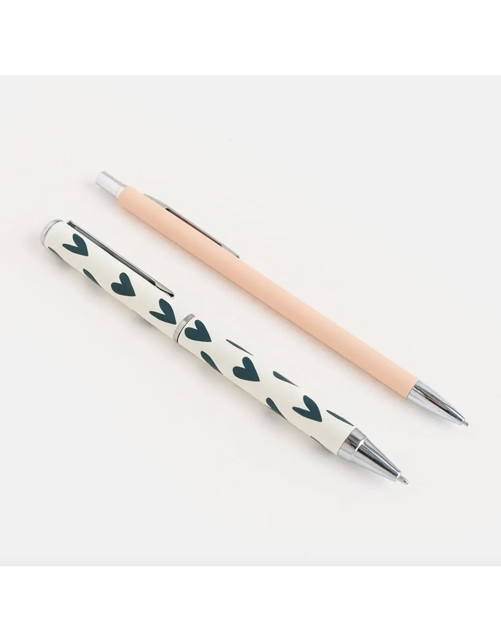Caroline Gardner Pen + Pencil - Pale Pink/Mono Spot
