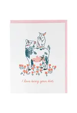 Goats Mother's Day Card
