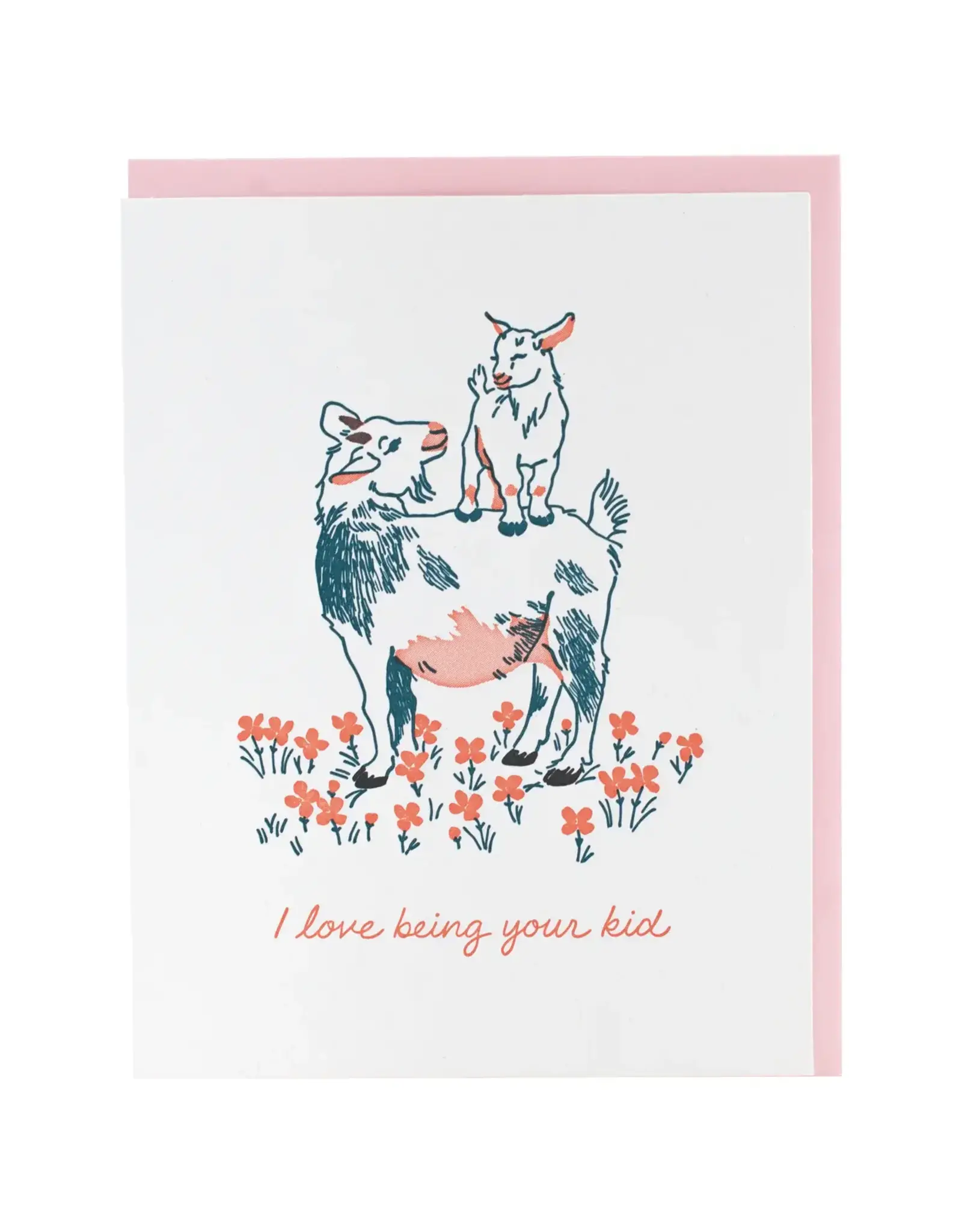 Goats Mother's Day Card