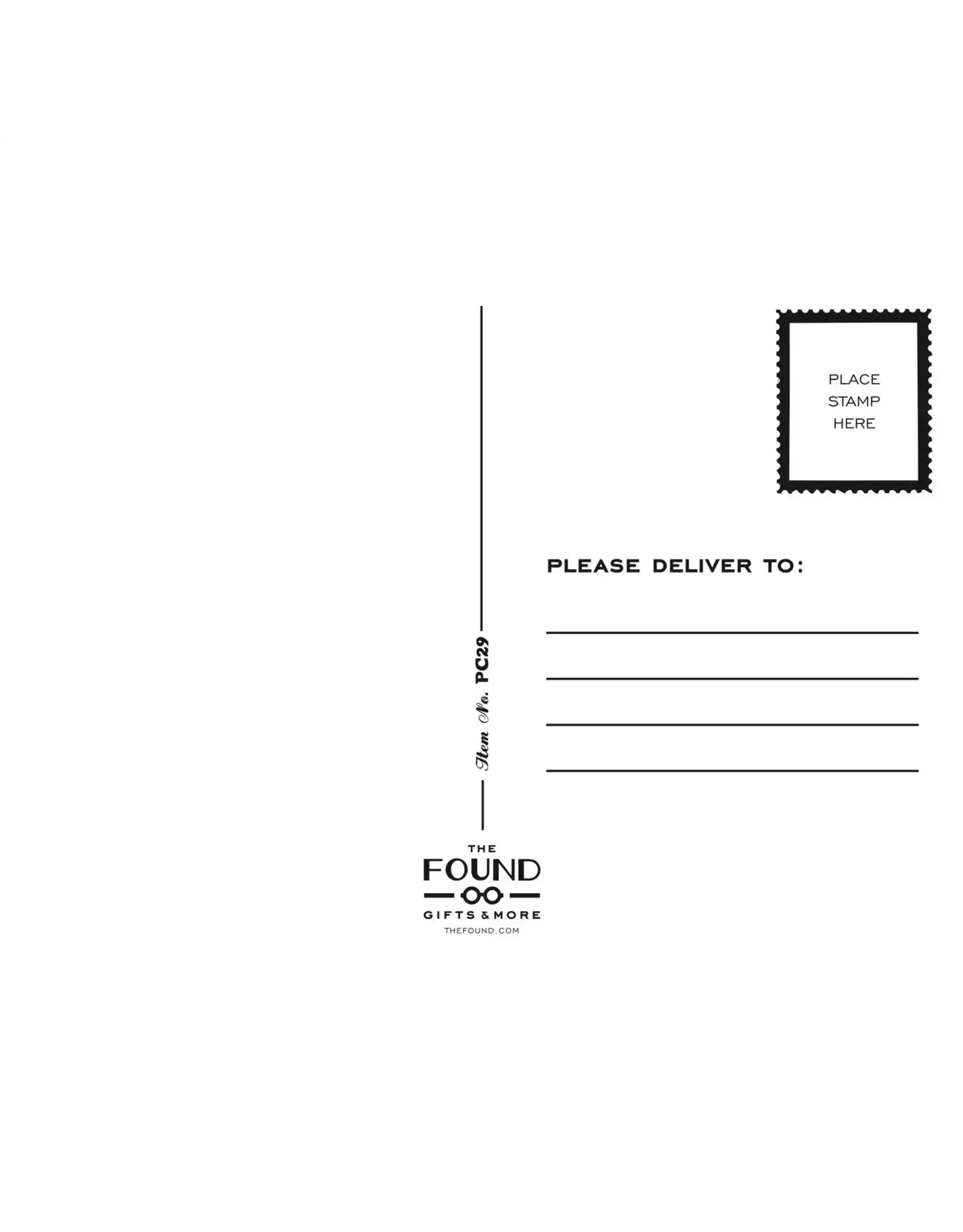 The Found Greetings from San Francisco Postcard