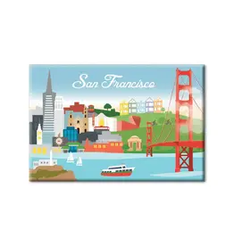 The Found San Francisco Skyline Magnet