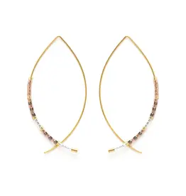 Japanese Marquise Threaders - Champagne