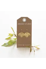 Palm Frond Earrings
