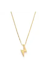 Tiny Lightning Bolt Necklace