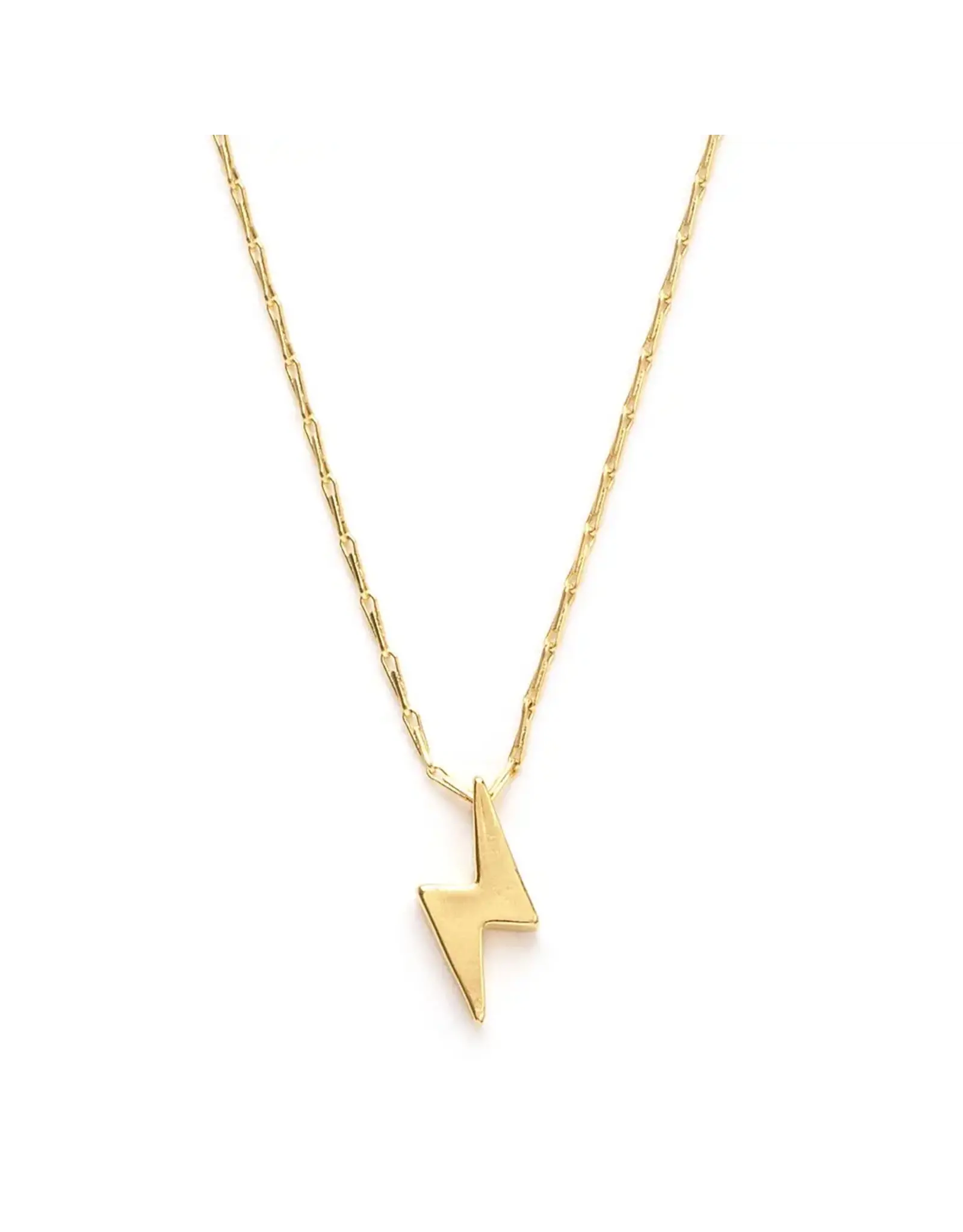 Tiny Lightning Bolt Necklace