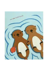 Good Paper Otter Hold Hands Card