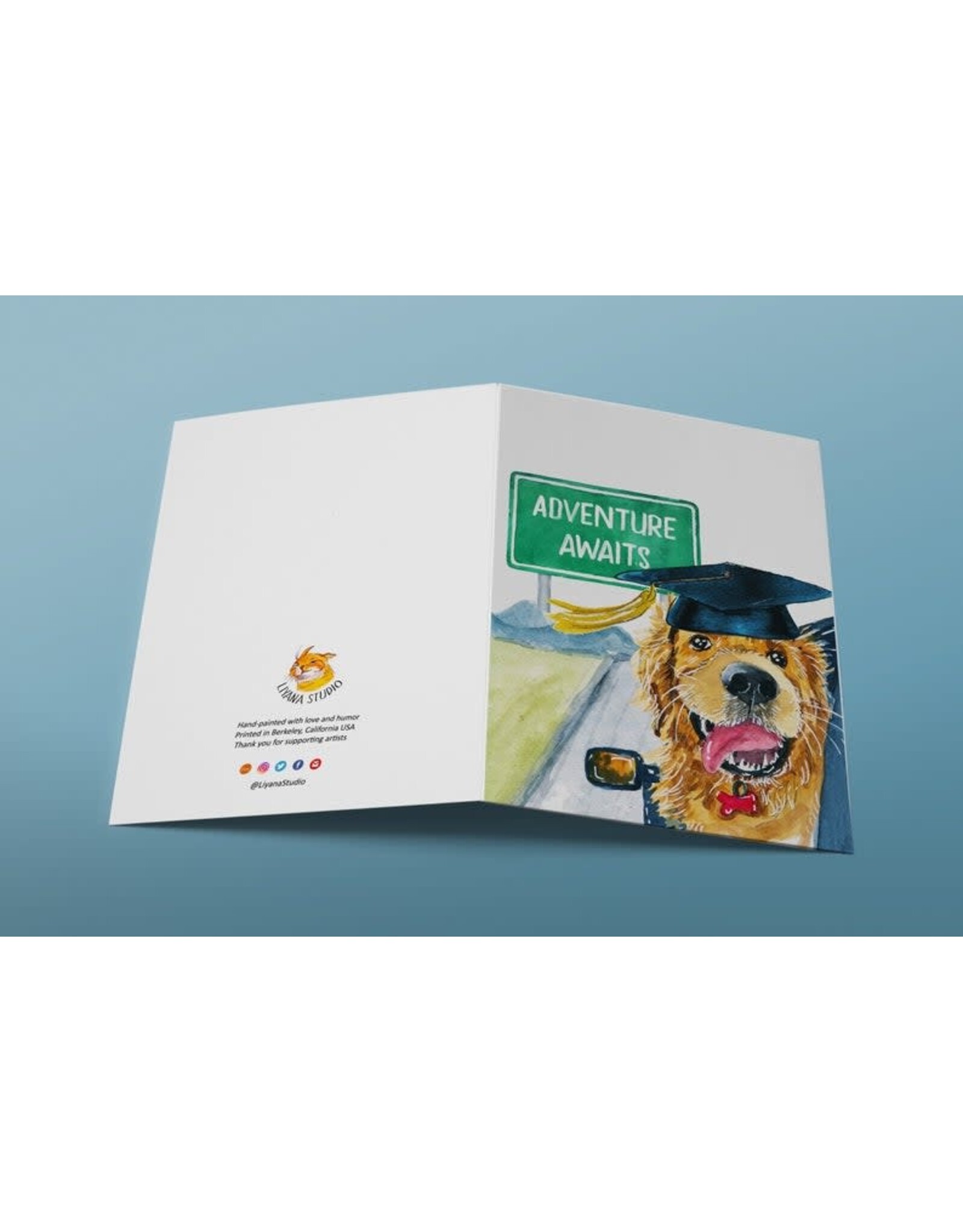 Liyana Studio Grad Adventure Begins Card