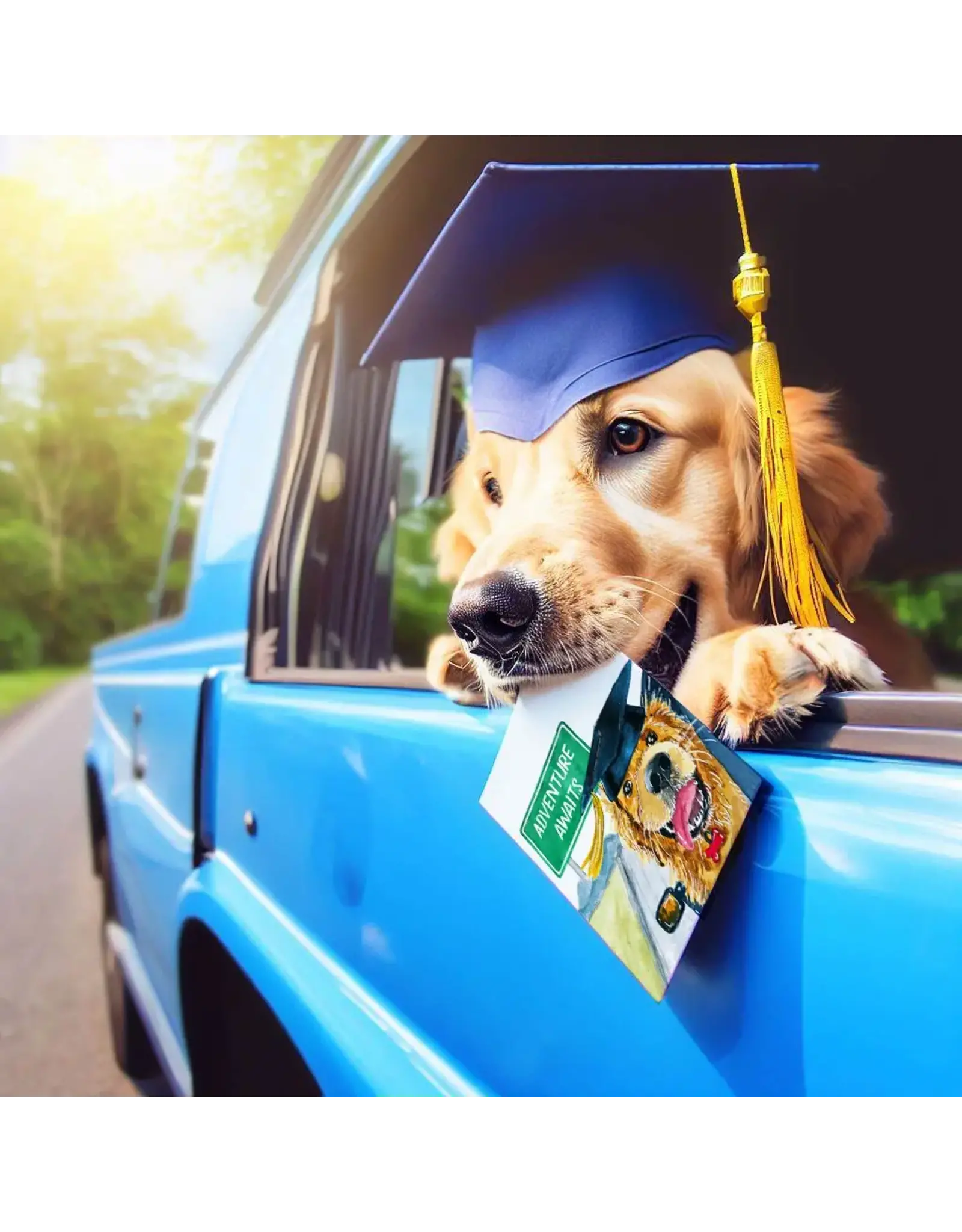 Liyana Studio Grad Adventure Begins Card