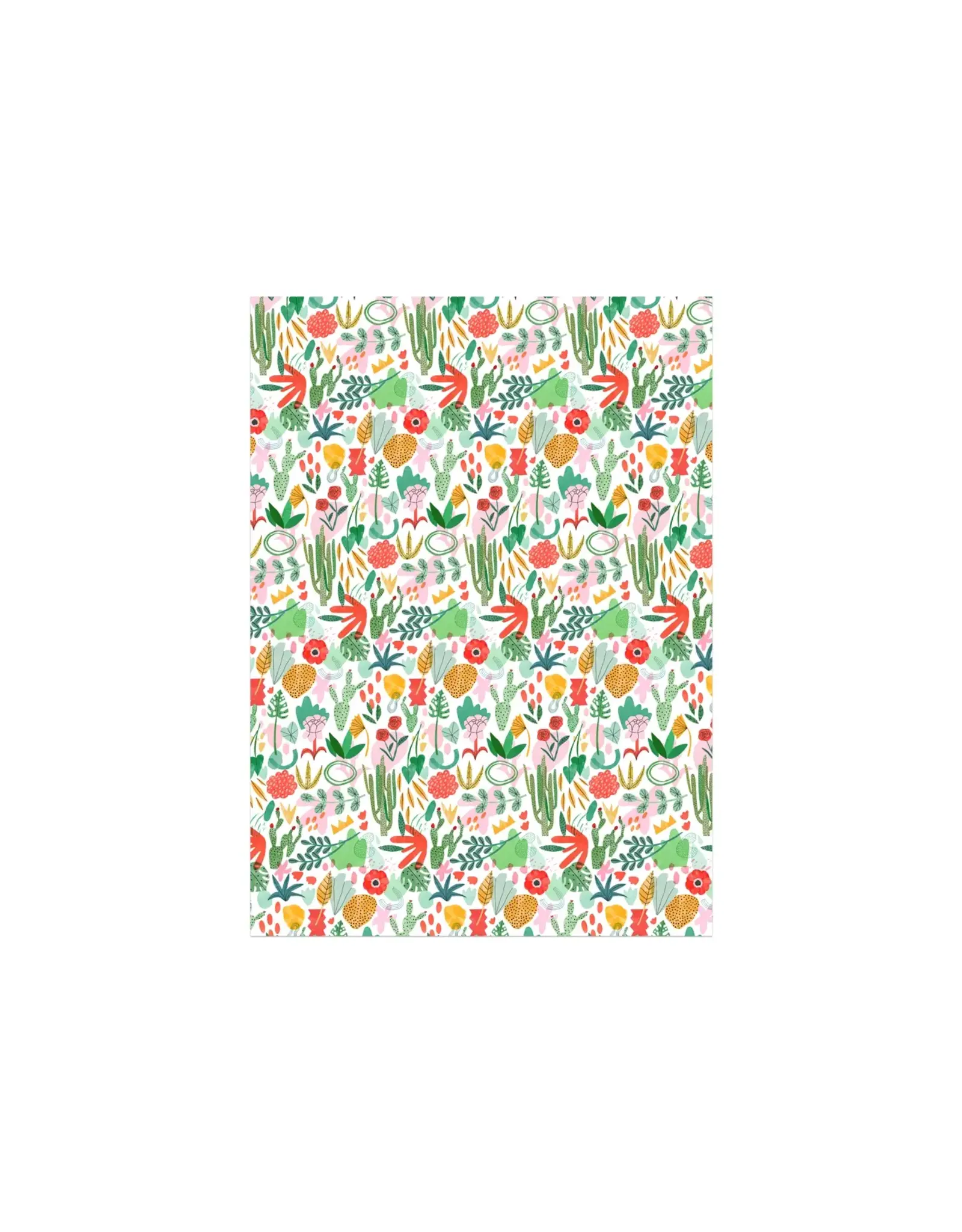 Succulent Garden Wrapping Paper Roll