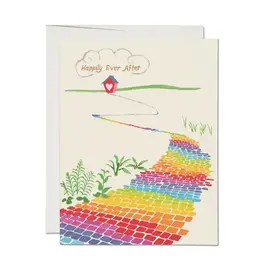 Rainbow Brick Road Card