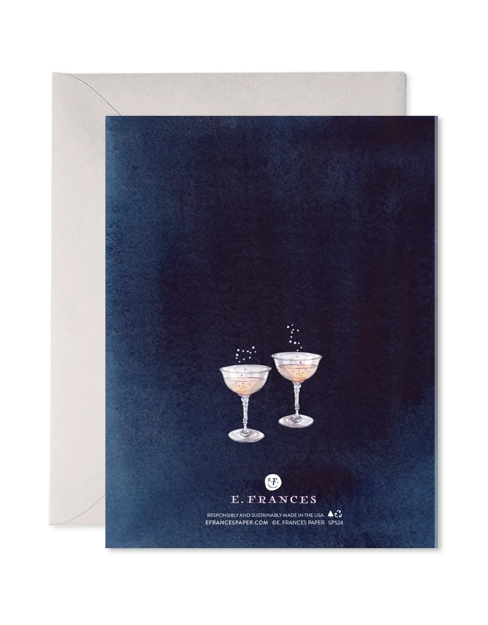 E. Frances Flying Cork Card