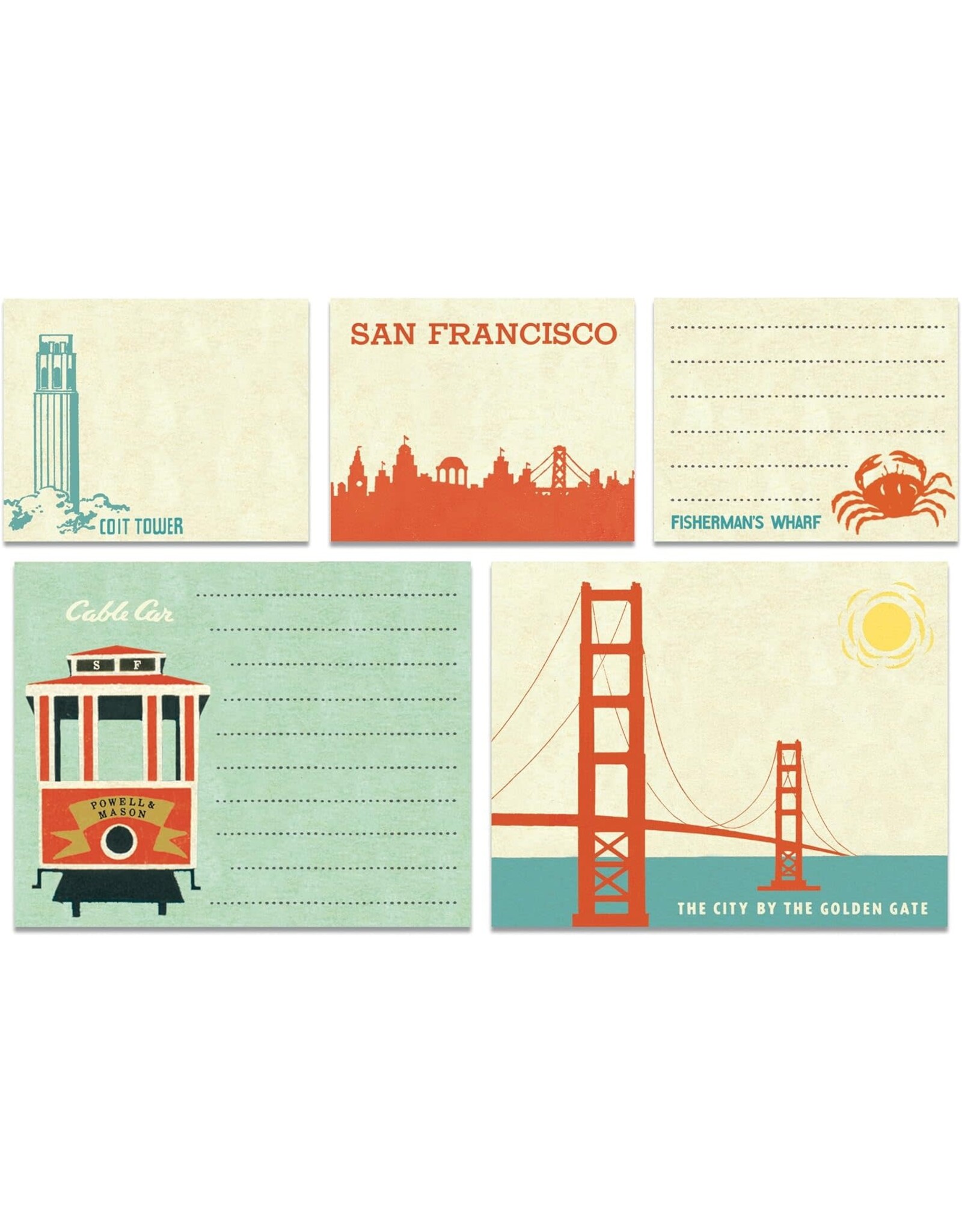 Cavallini San Francisco Sticky Notes