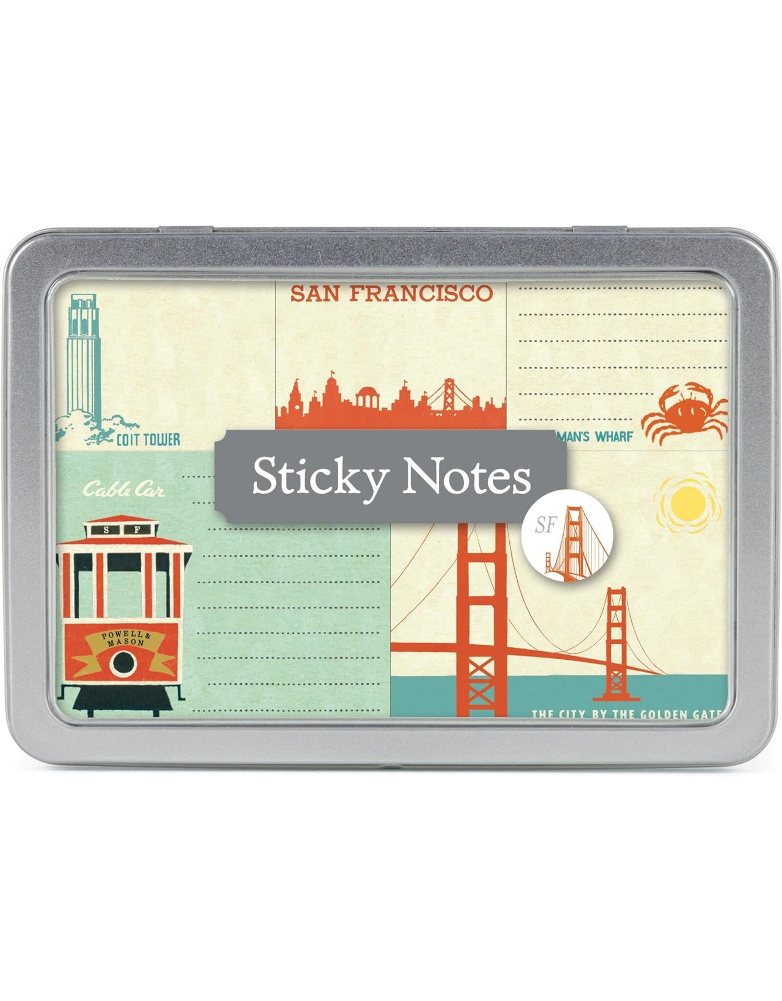 Cavallini San Francisco Sticky Notes