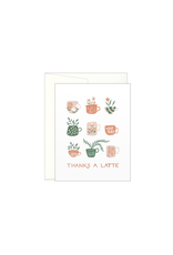 Lake Erie Design Co. Thanks A Latte - Garden Party Mugs Card