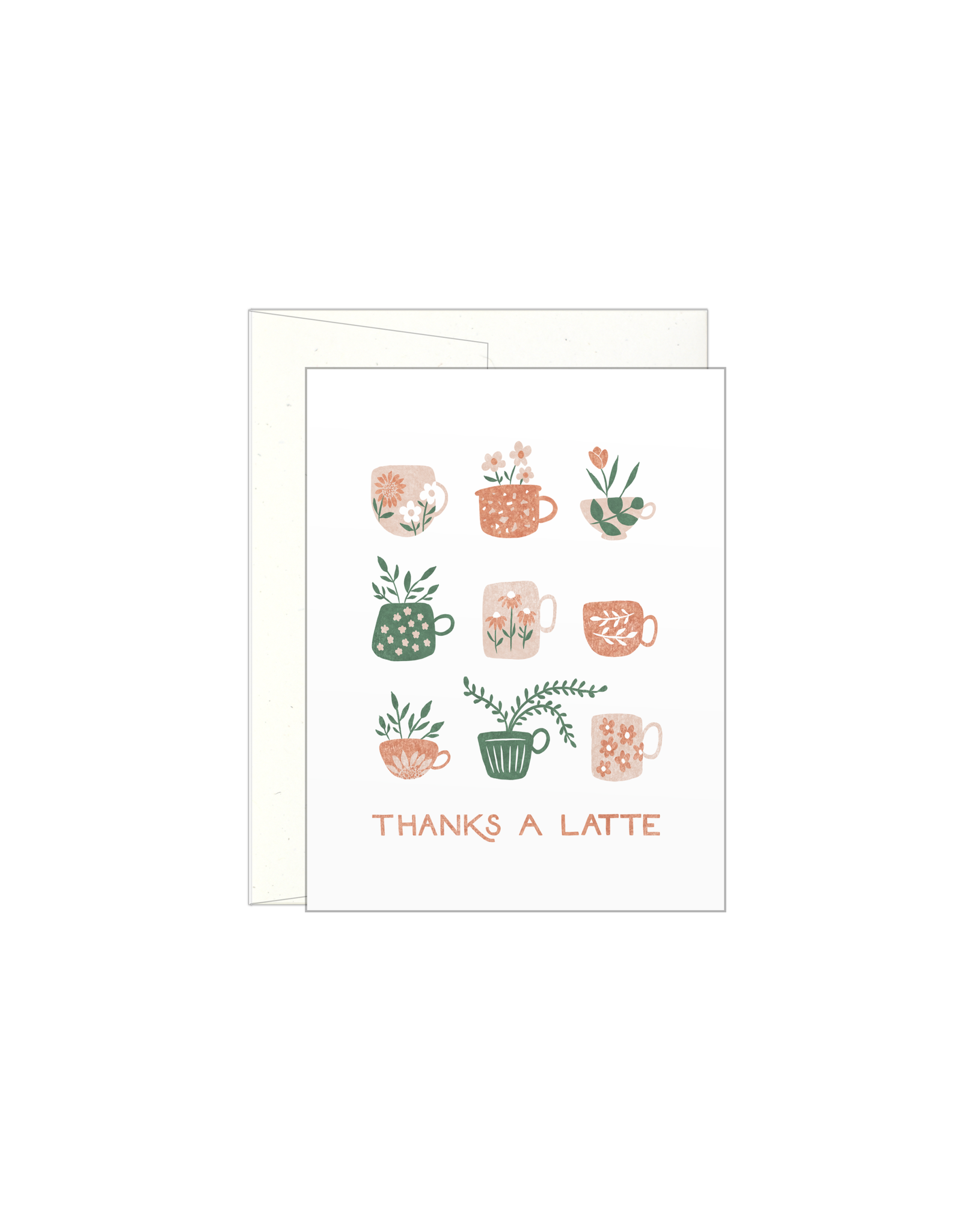 Lake Erie Design Co. Thanks A Latte - Garden Party Mugs Card