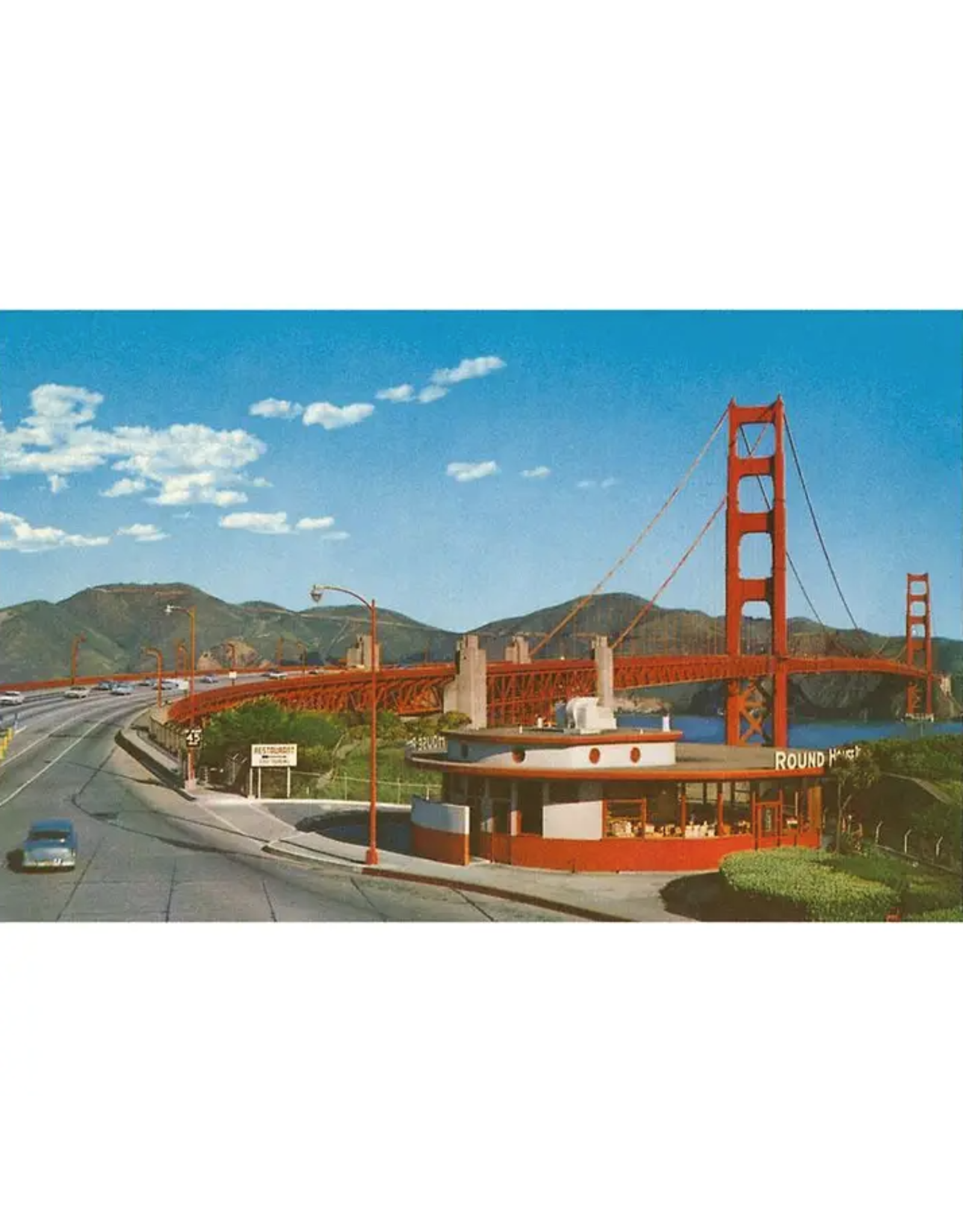 Found Image Press Postcard: Golden Gate Bridge SF 232