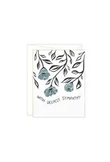 Lake Erie Design Co. With Deepest Sympathy - Poppy Card