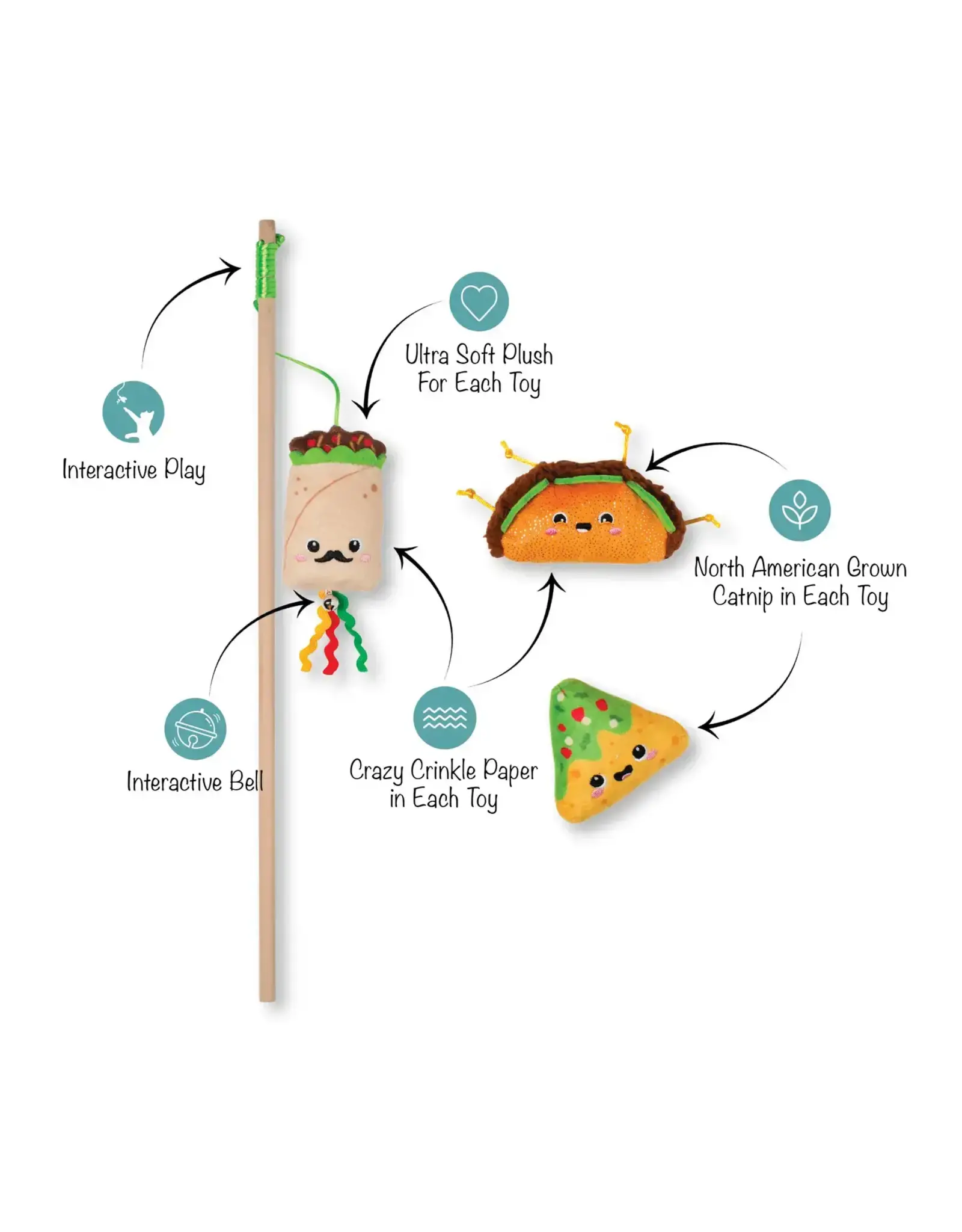 Petshop by Fringe Studio Feeling Like a Guac-star Cat Toy