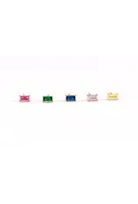 JaxKelly Earrings - Baguette Ombre Rainbow