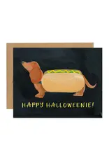 Happy Halloweenie Dog Card