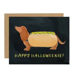 Happy Halloweenie Dog Card