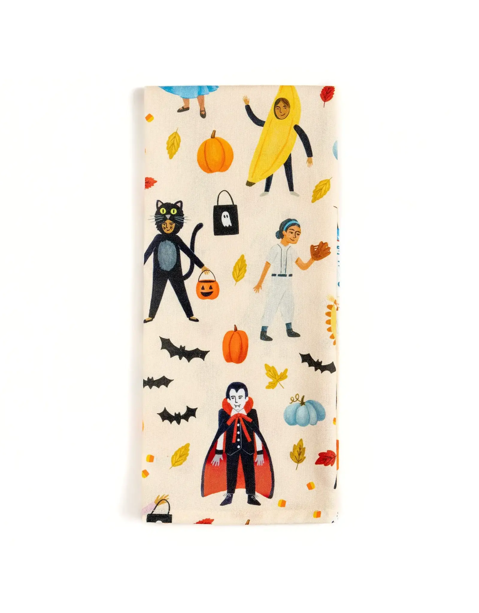 Trick-or-Treaters Kitchen Towel