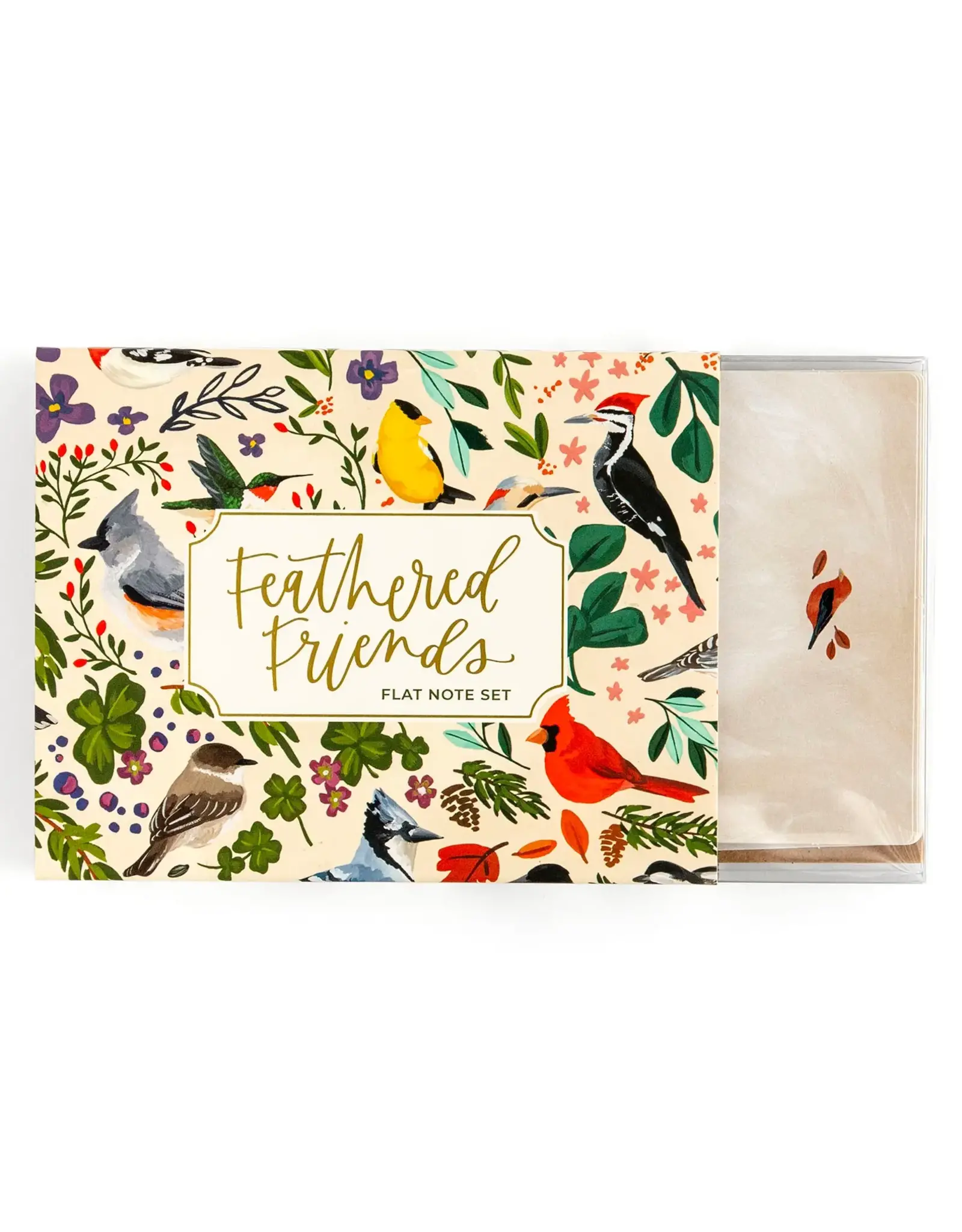 Feathered Friends Birds Flat Note Set