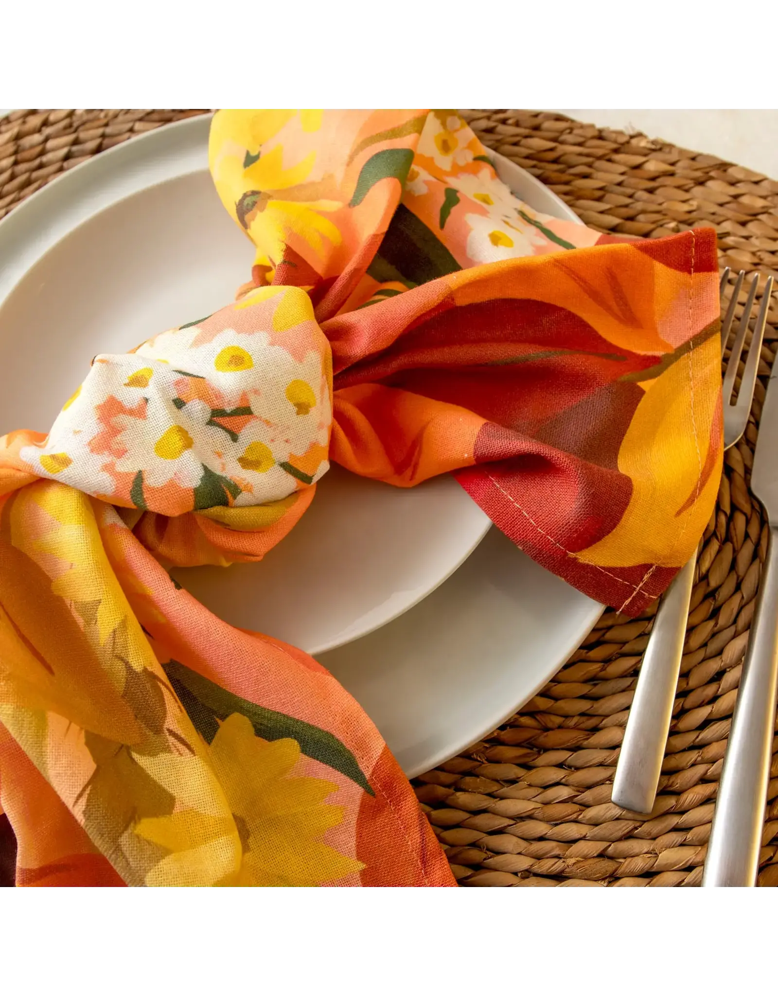 Fall Floral Kitchen Towel