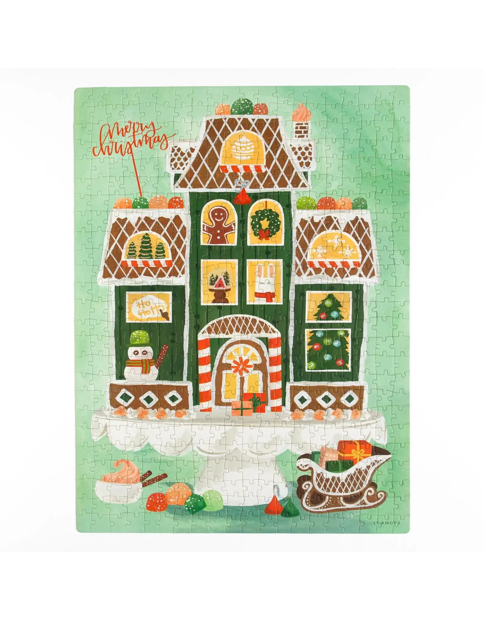 Gingerbread Christmas Puzzle - 500 Pcs