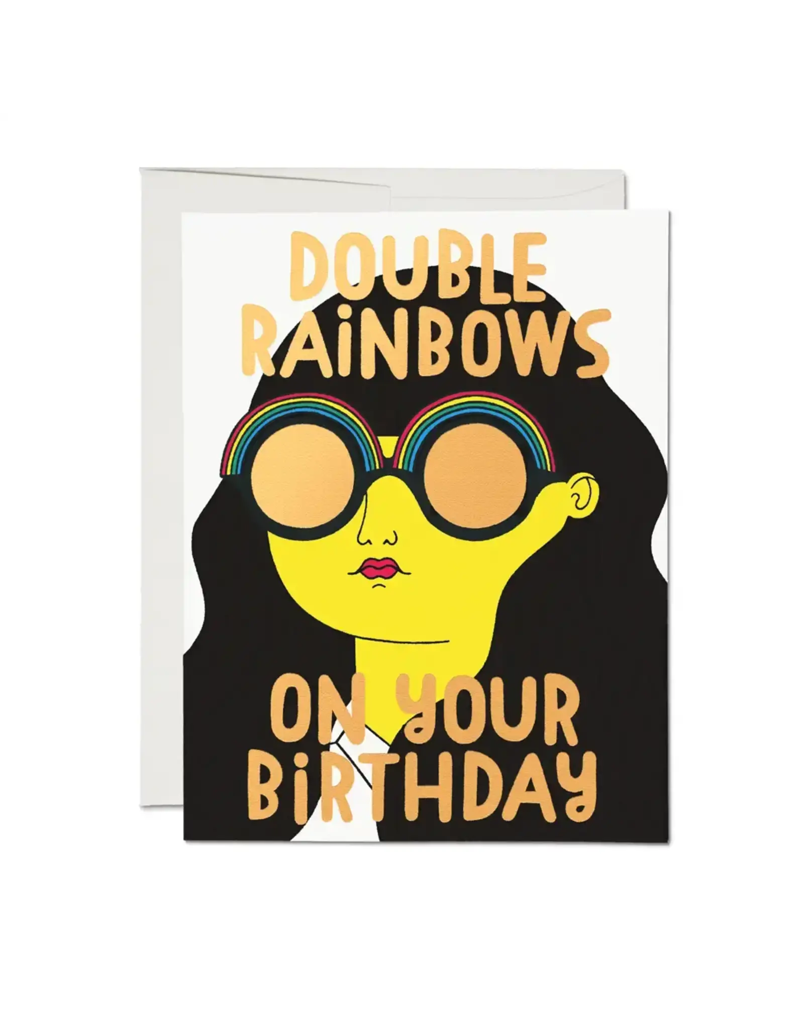 Double Rainbows Card