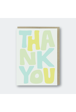 Pike Street Press Thank You Abstract Letters Card