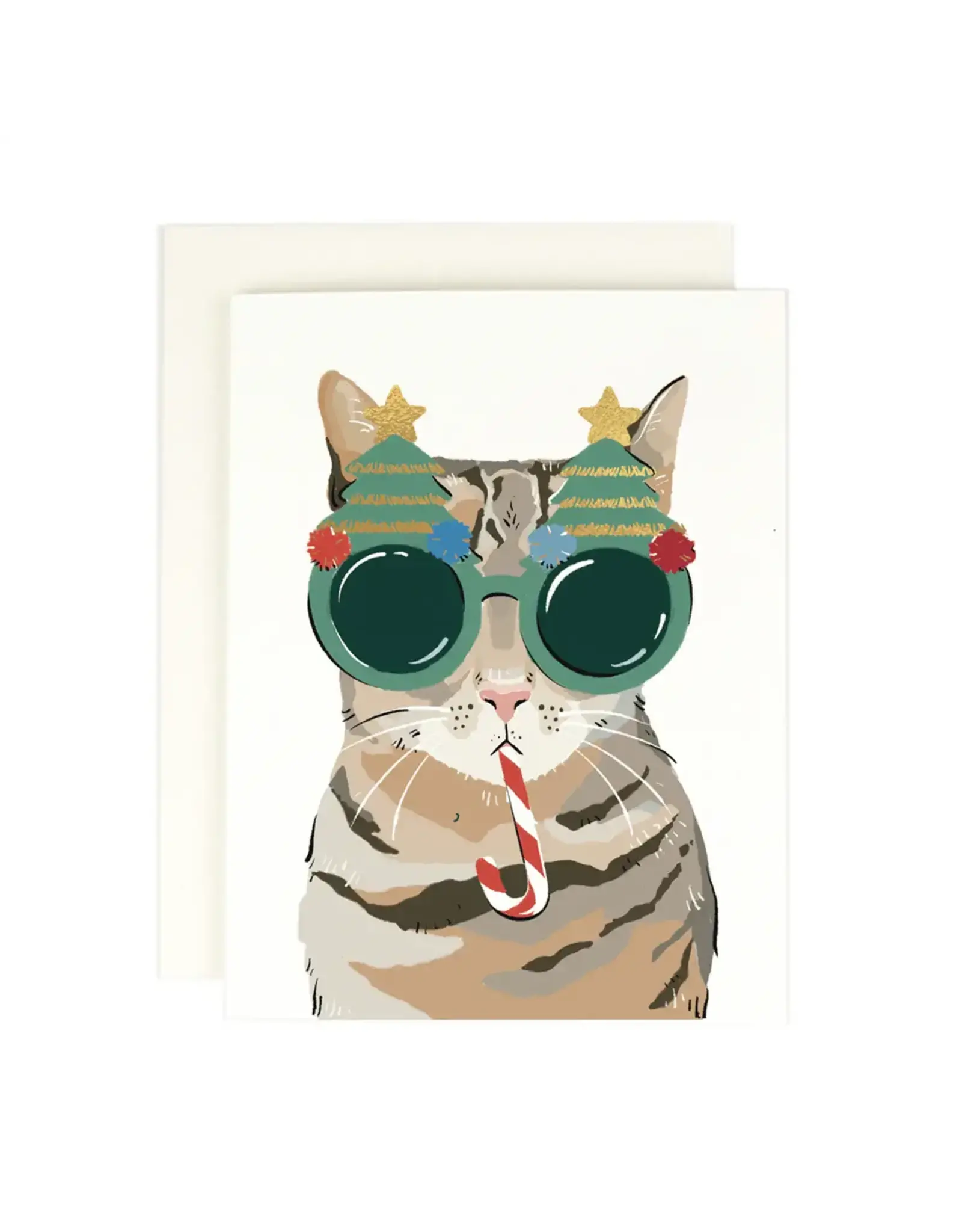 Amy Heitman Merry Cat 2.0 Card