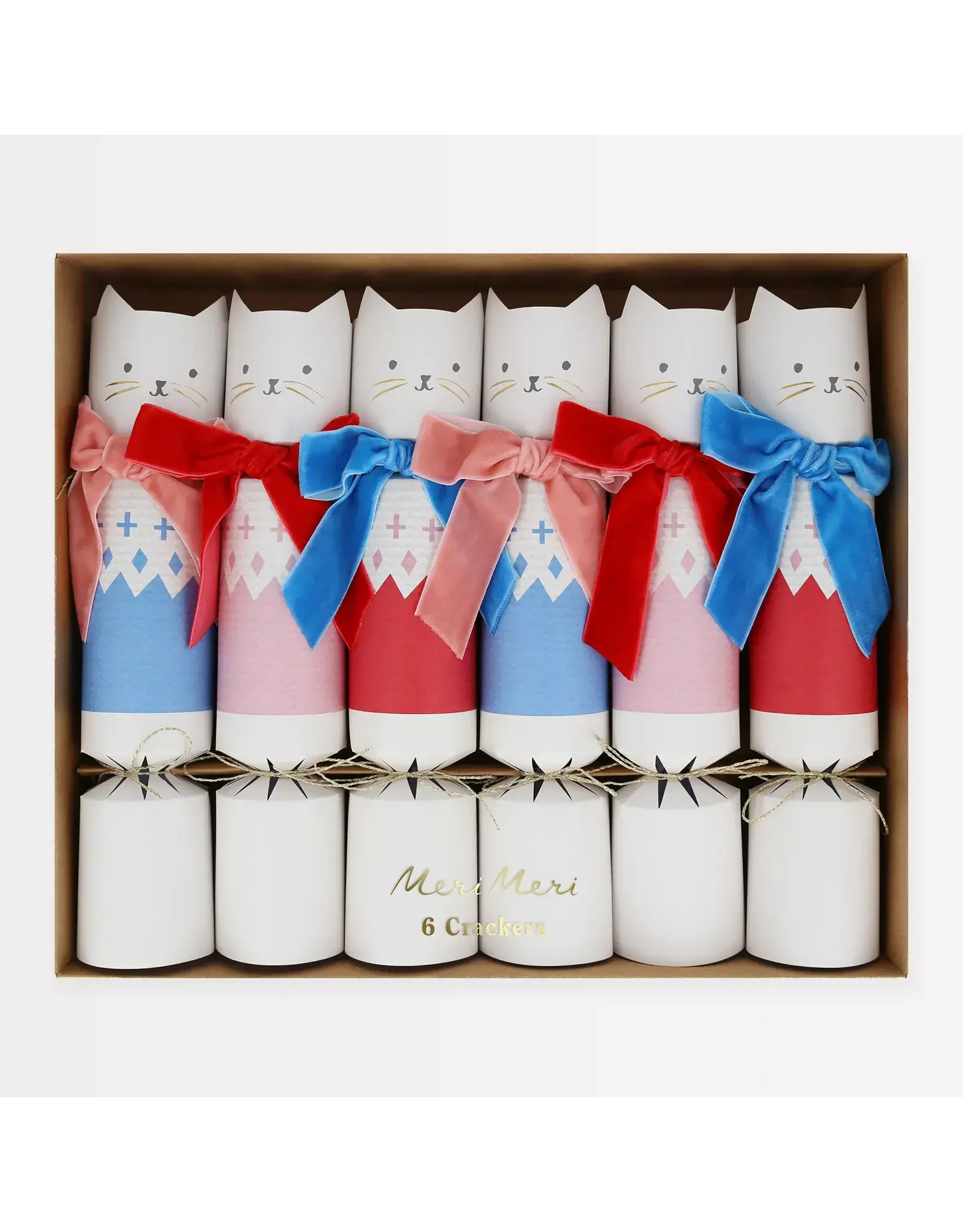 Velvet Bow Cat Crackers