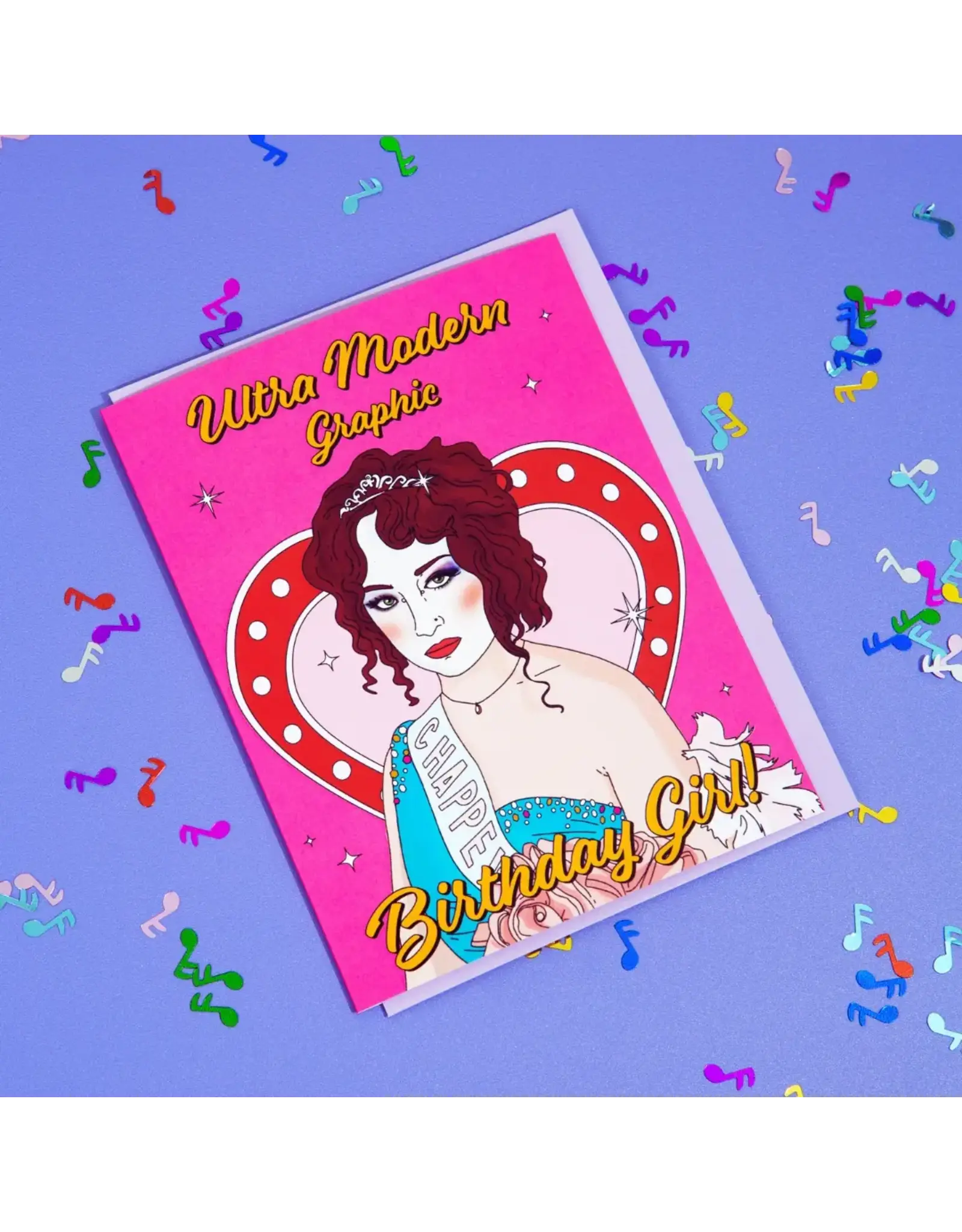 Ultra Modern Birthday Girl Card