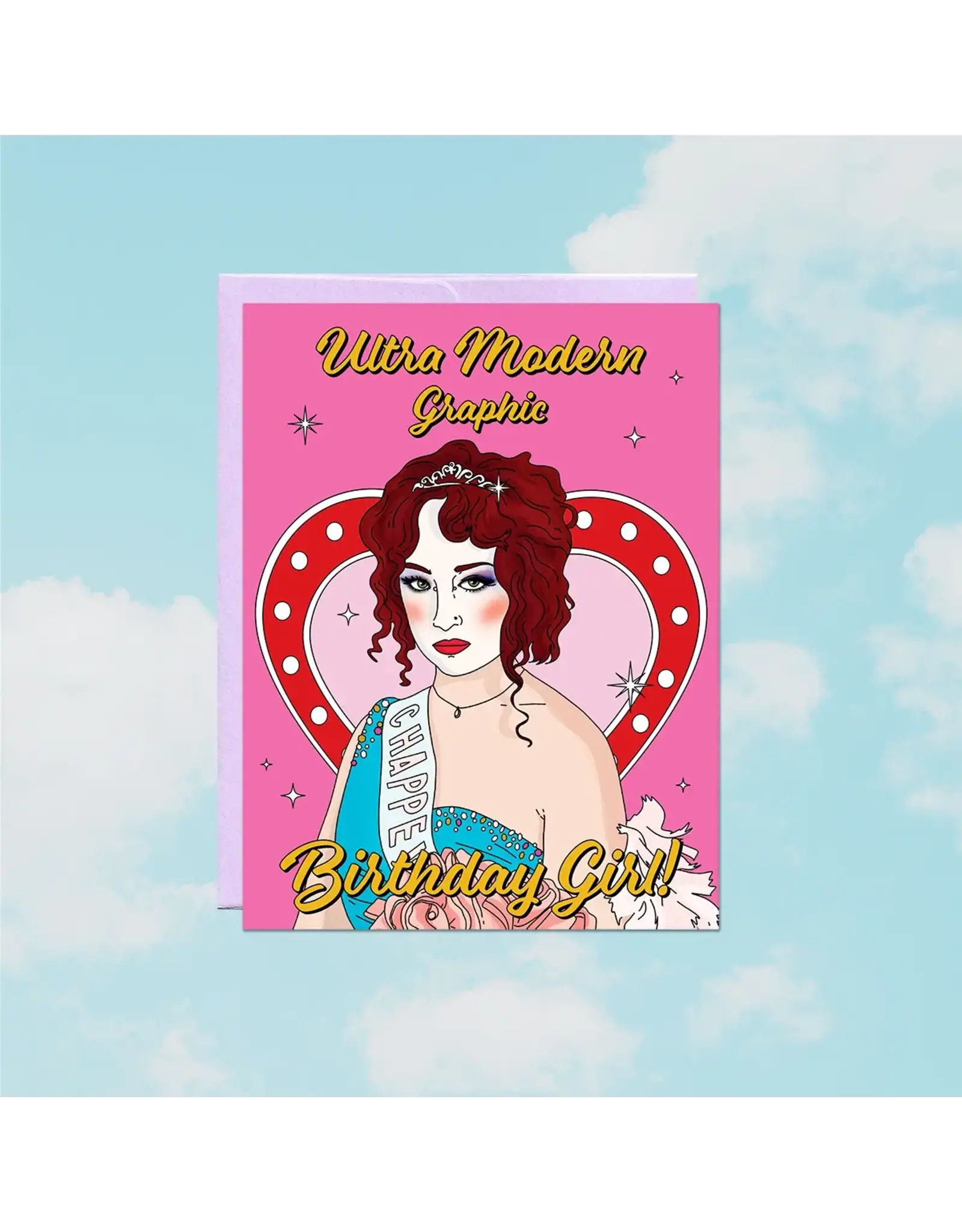 Ultra Modern Birthday Girl Card
