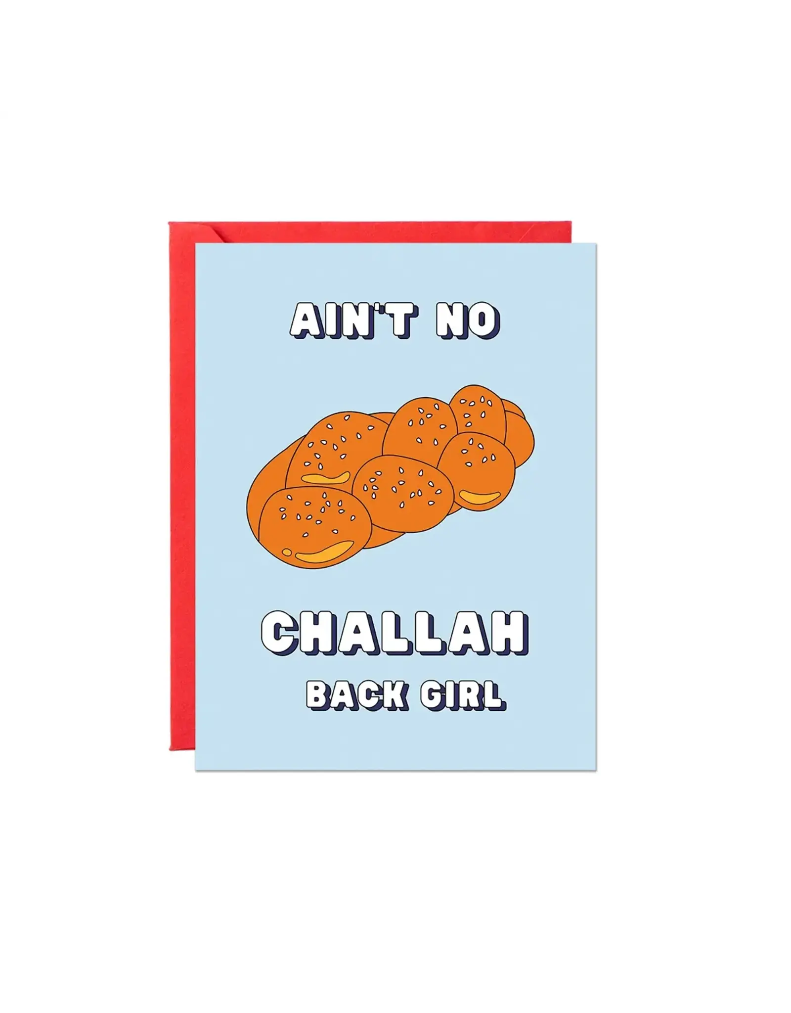 Challah Back Girl | Hanukkah Card