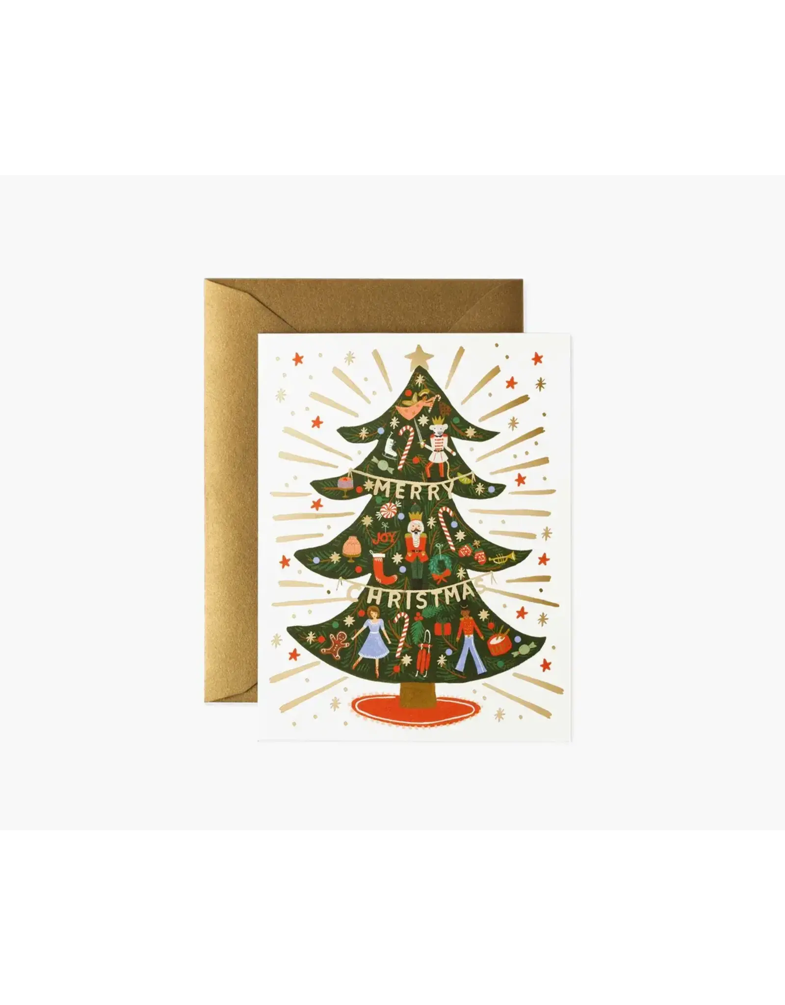 Rifle Paper Nutcracker Tree Card