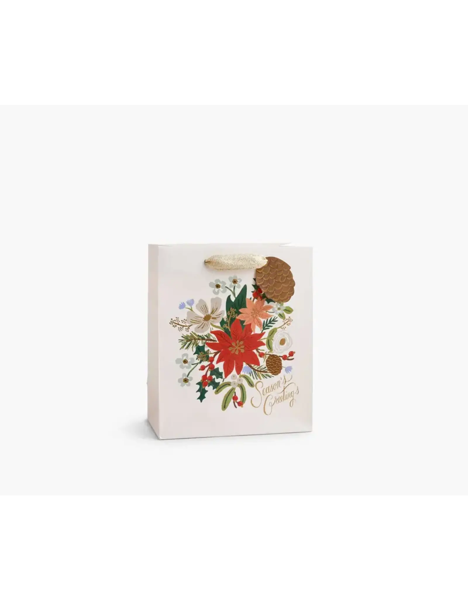 Rifle Paper Holiday Bouquet Gift Bag - Small