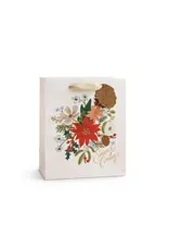 Rifle Paper Holiday Bouquet Gift Bag - Medium