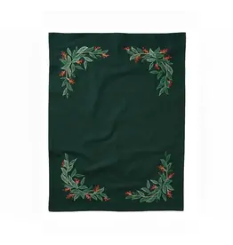 Rifle Paper Willowberry Embroidered Tea Towel