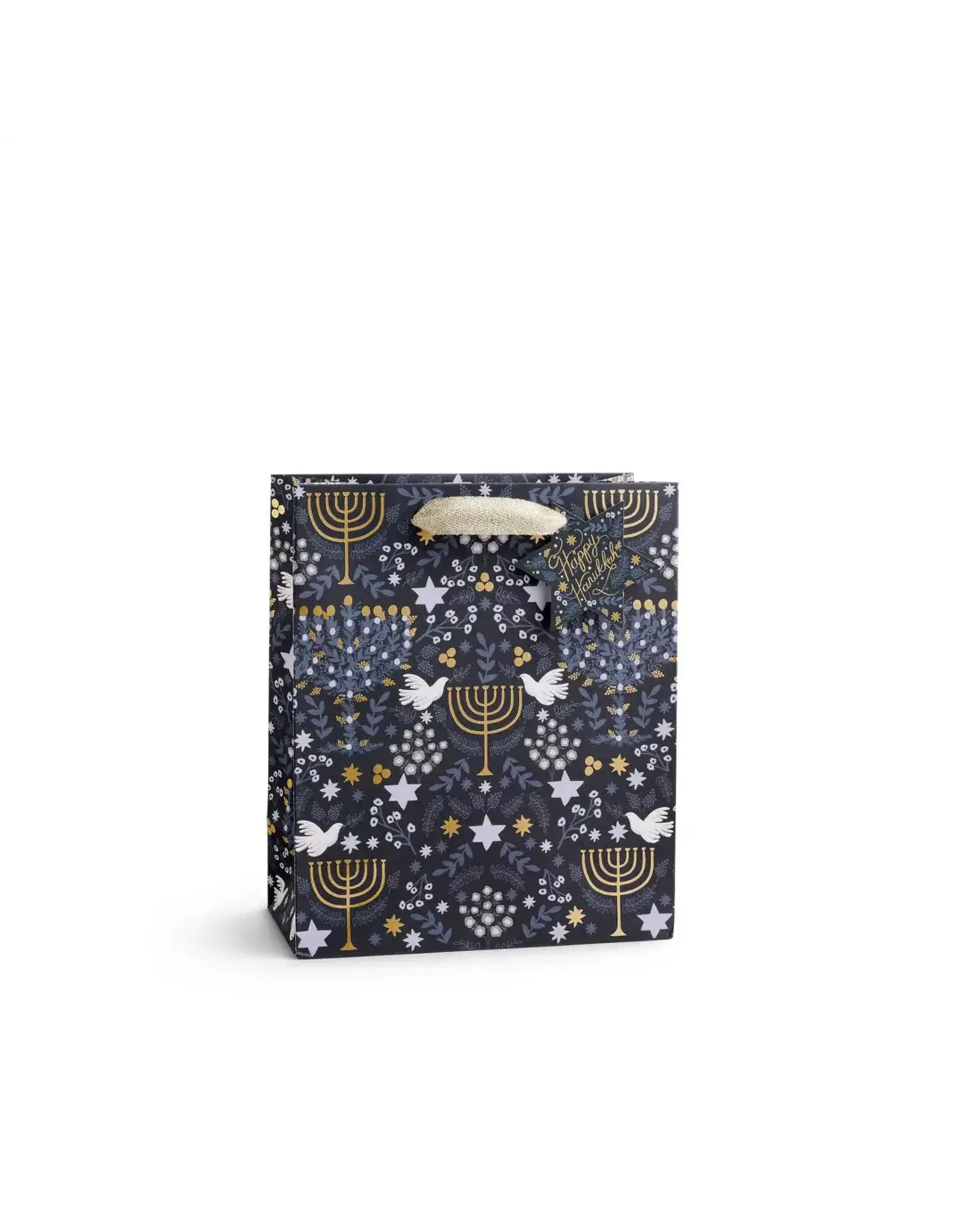 Rifle Paper Laurel Menorah Gift Bag - Medium