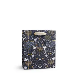 Rifle Paper Laurel Menorah Gift Bag - Medium