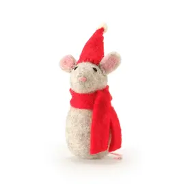 Santa Christmas Mouse Holiday Cat Toy