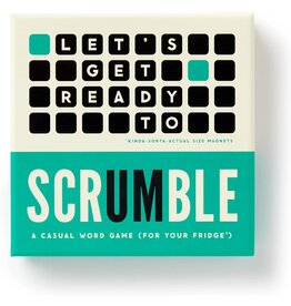 Chronicle Books Scrumble Magnetic Game Set