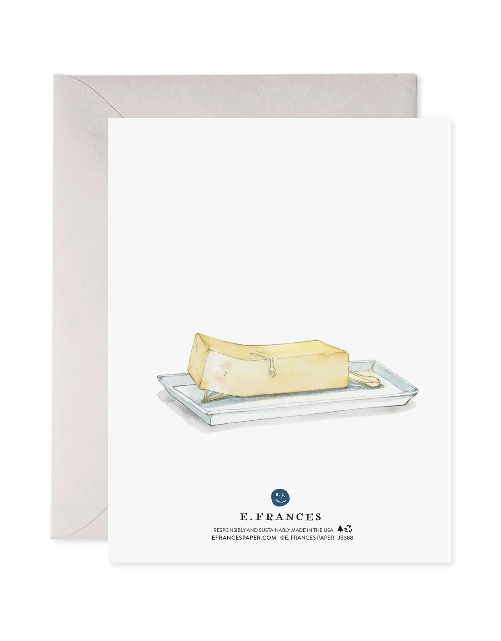 E. Frances More Than Butter Card